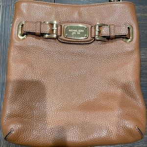 MIchael Kors brown leather crossbody